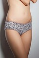 Set chiloti 3 piese, 999MRE1699 - S/M, Miorre, 92% bumbac/8% elastan, Leopard / Ecru / Maro
