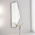 Oglinda decorativa, Neostill, Irregular, 60x120 cm, MDF , Negru