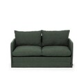 Canapea extensibilă cu 2 locuri, Futon, 859FTN2890, Metal , Verde