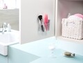 Organizator de perete pentru cosmetice Vision, Compactor, 10x3.8x6 cm, plastic, transparent