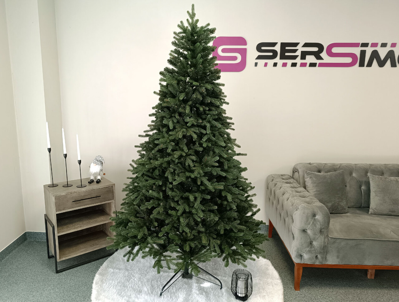 Brad artificial Christmas Deluxe by Sersimo, Carpati, 2D+3D, 210cm