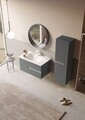 Oglinda decorativa, Hanah Home, Moonlight 90 v2, Gri Mat