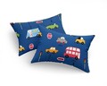 Set 2 fete de perna, Paula - Blue, Eponj Home, 65% bumbac/35% poliester