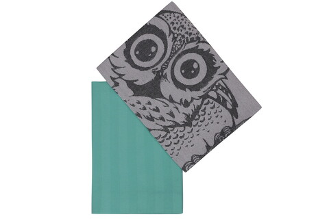 Set prosoape de bucătărie (2 bucăți), hobby, nelly, bumbac, verde menta