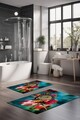 Set covorase de baie, Cartwright, CT-5103, Poliester, Multicolor