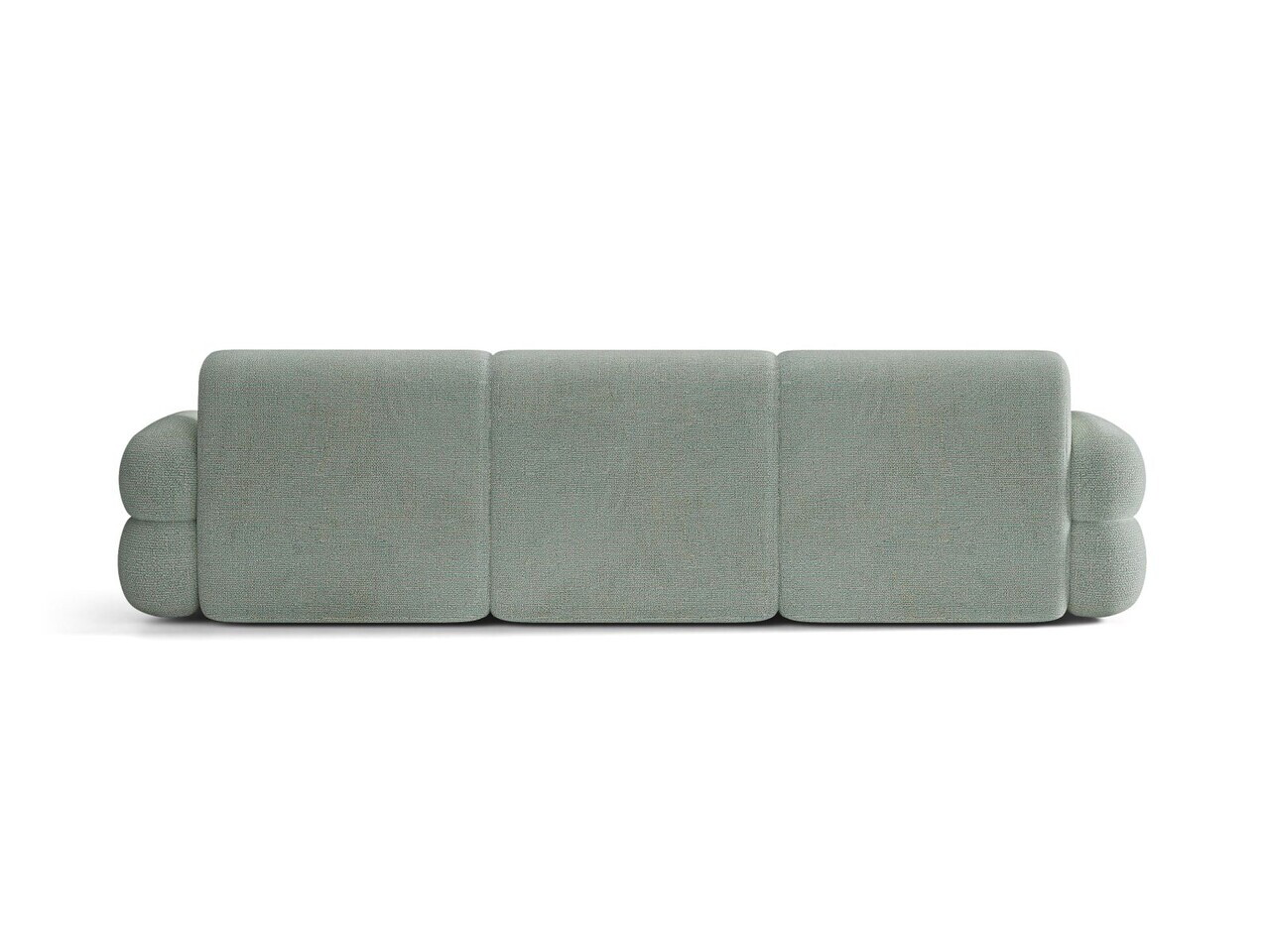 Canapea 4 locuri, Neo, Micadoni Home, 305x100x83 cm, tesatura Chenille Silencio, albastru muted — imaginea 4