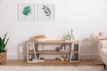Comoda TV, Arnetti, Lissa Rafli Tv Stand, PAL, Safir / Alb