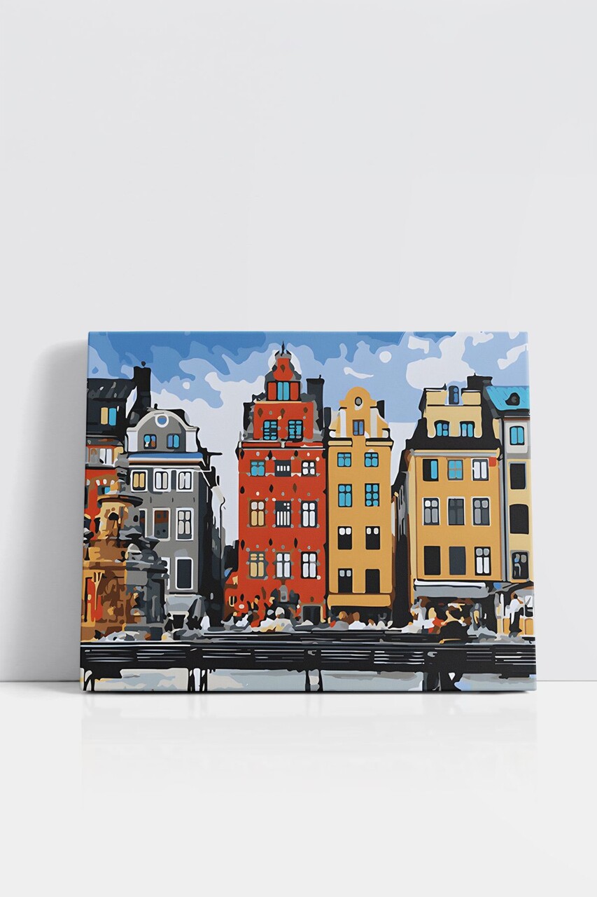 Pictura pe numere, Wallxpert, Artsylrbaskı53, Multicolor - view 2
