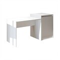 Masa de bucatarie, Hanah Home, 2784, 160x85x60 cm, PAL MELAMINAT, Alb