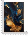 Tablou decorativ Andromeda -B, Mauro Ferretti, 60x90 cm, canvas/lemn de pin/plastic, multicolor