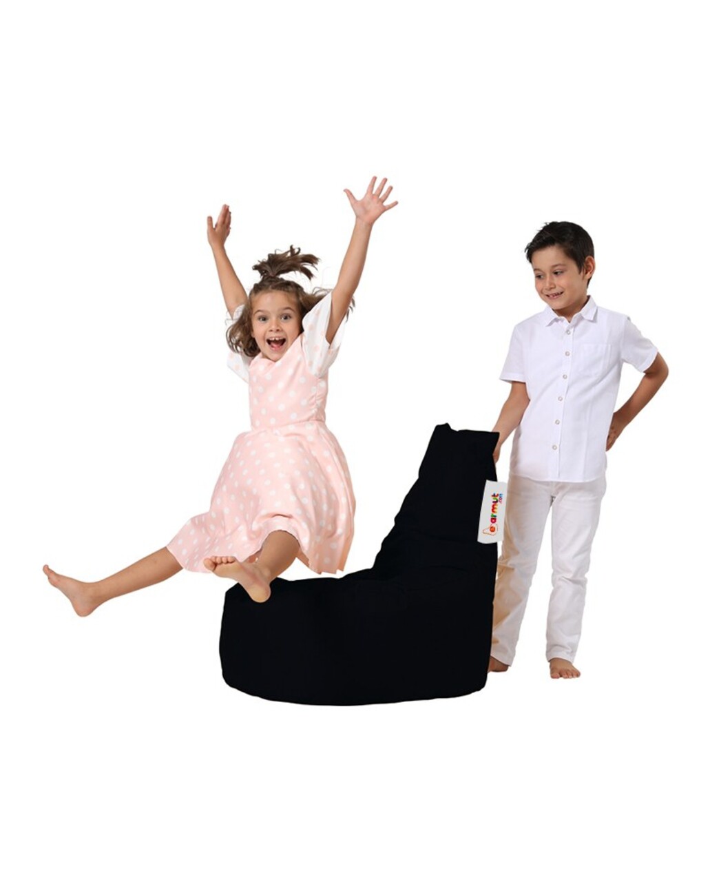 Fotoliu de gradina Bean Bag, Hanah Home, 248FRN1402, Negru - view 9