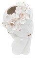 Vaza Woman Mask, Mauro Ferretti, 16.5x14x27.3 cm, portelan, alb/auriu