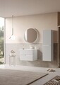 Oglinda decorativa, Hanah Home, Moonlight 75 v2, Alb mat
