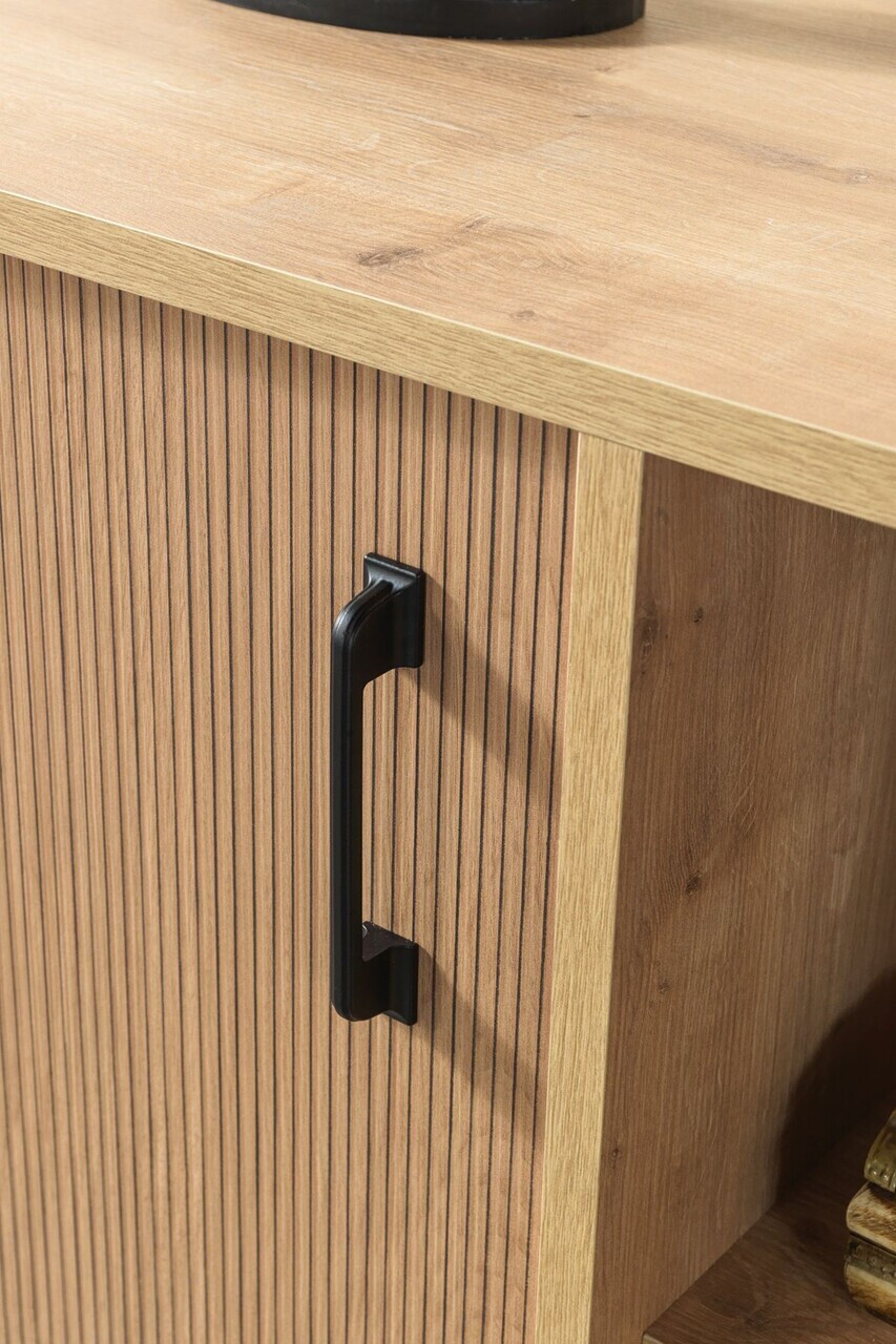 Consola, Hanah Home, Şile 4110, 100x83x44 cm, PAL, Maro — imaginea 5