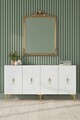 Consola, Hanah Home, Ayshe 150, 150x75x32 cm, Alb/Auriu