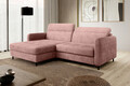 Coltar extensibil stanga 3 locuri ELTAP, LT-24TOU, Gomsi, 228x165x100 cm, lemn/poliester, roz