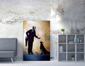 Tablou decorativ, WY59 (50 x 70), 50% bumbac / 50% poliester, Canvas imprimat, Multicolor