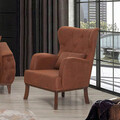 Fotoliu, Unique Design, 867UNQ1515, Lemn de carpen, Maro