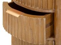 Comoda Goteborg, Mauro Ferretti, 38x33.5x82 cm, lemn de brad/MDF/fier, maro