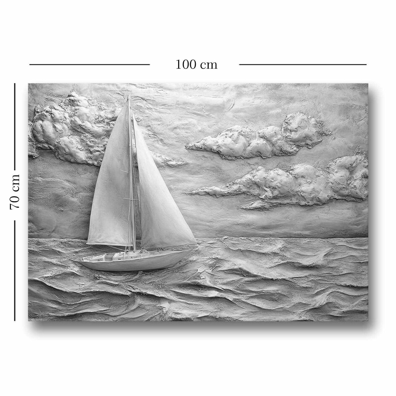Tablou decorativ, 70100Wabisabi-027, Material: 100% PÂNZĂ DE POLIESTER, Multicolor - view 3