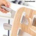 Set de cutite cu suport din lemn Spartan InnovaGoods 7 piese, inox/lemn