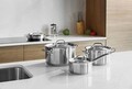 Set vase pentru gatit 12 piese BergHOFF, Essentials Hotel, inox