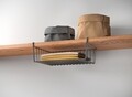 Cos suspendabil pentru dulap, Metaltex, Kanguro40 Lava, 40 x 26 x 14 cm, metal