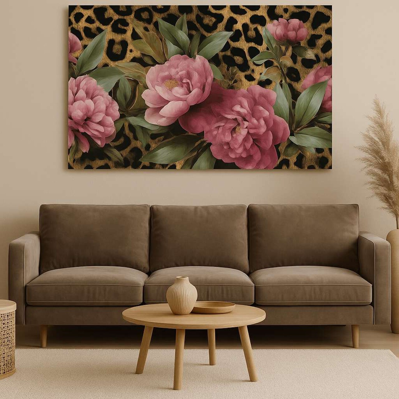 Tablou decorativ Hm_Cnvs26-11-50x70 Cadru: 100% lemn (Grosime: 2 x 3 cm) Multicolor