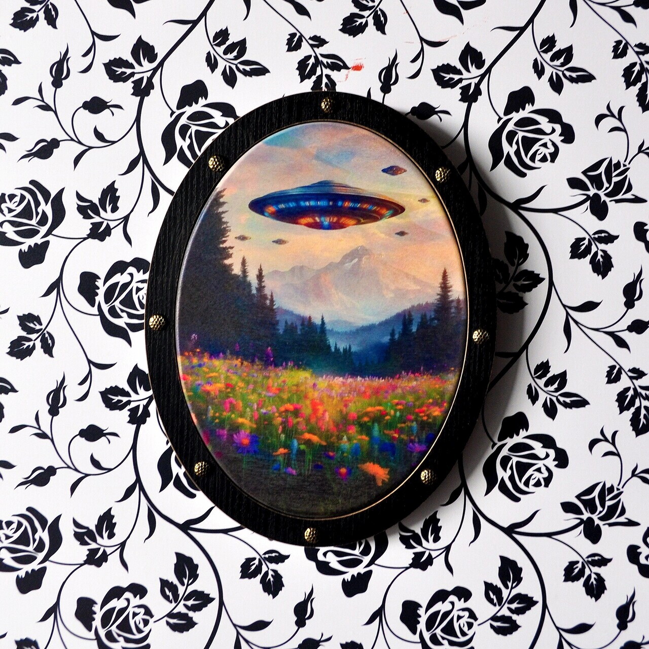 Decoratiune de perete, ALQ108-S, Imprimat UV, Multicolor — imaginea 2