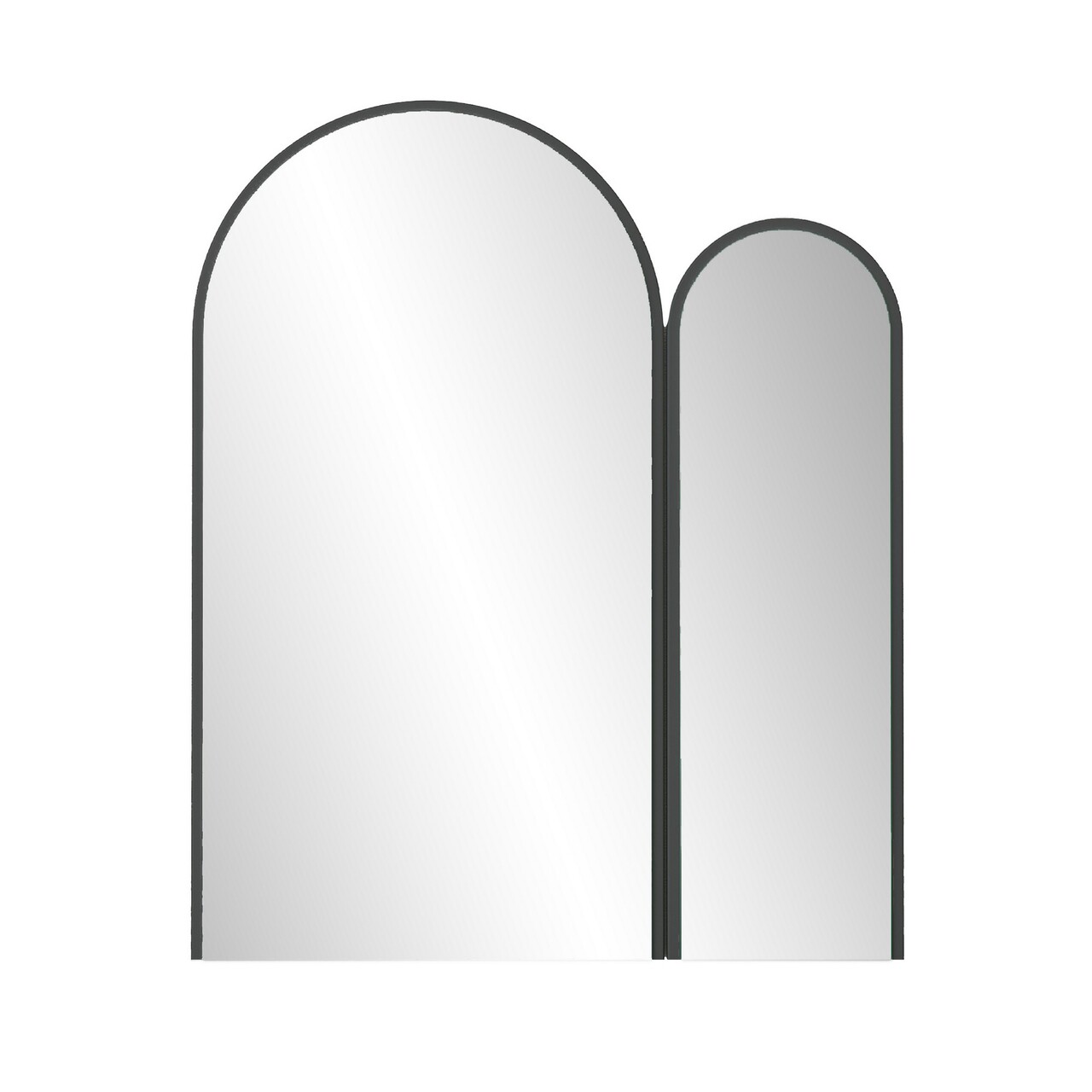 Oglinda decorativa, Neostill, Classe Mirror, MDF , Negru