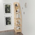 Corp biblioteca, Zena Home, Orsa, 58x180x31.6 cm, PAL, Stejar
