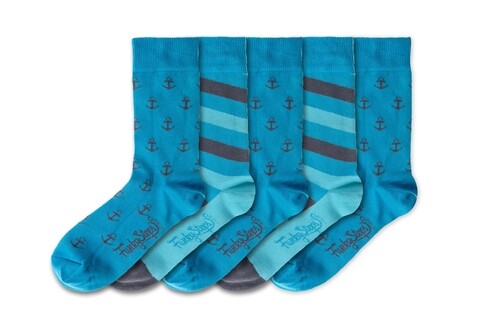 Set 5 perechi sosete barbati, Funky Steps, FSB121, marimea 41-45 Funky Steps