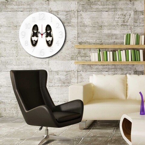 Ceas de perete, ms-22, mdf, ø40 cm, multicolor