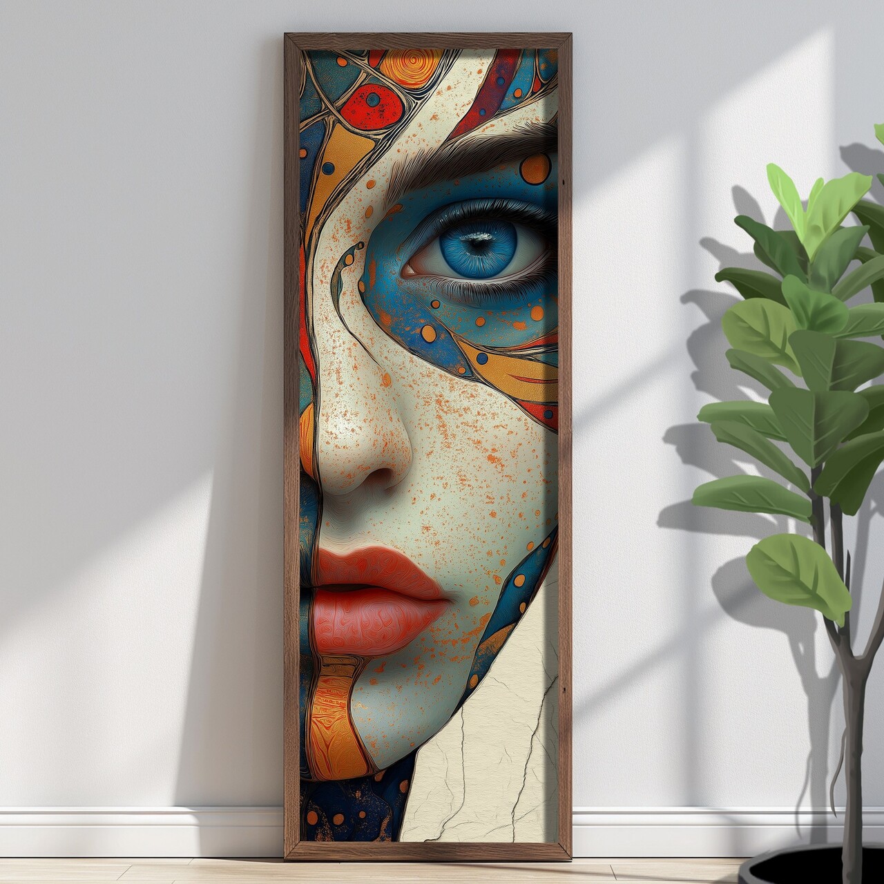 Tablou decorativ EMR089 Lemn Multicolor