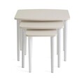 Set masute 3 piese, Tuvalle, Tuval 061, Crem