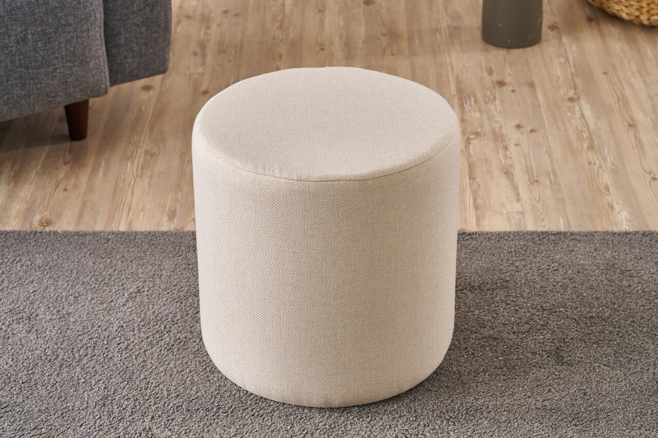 Taburet, Atelier del Sofa, 825BLC5116, Lemn, Crem - view 2
