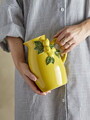 Carafa, Bloomingville, Limone, 17x21 cm, 1.6 L, ceramica, galben