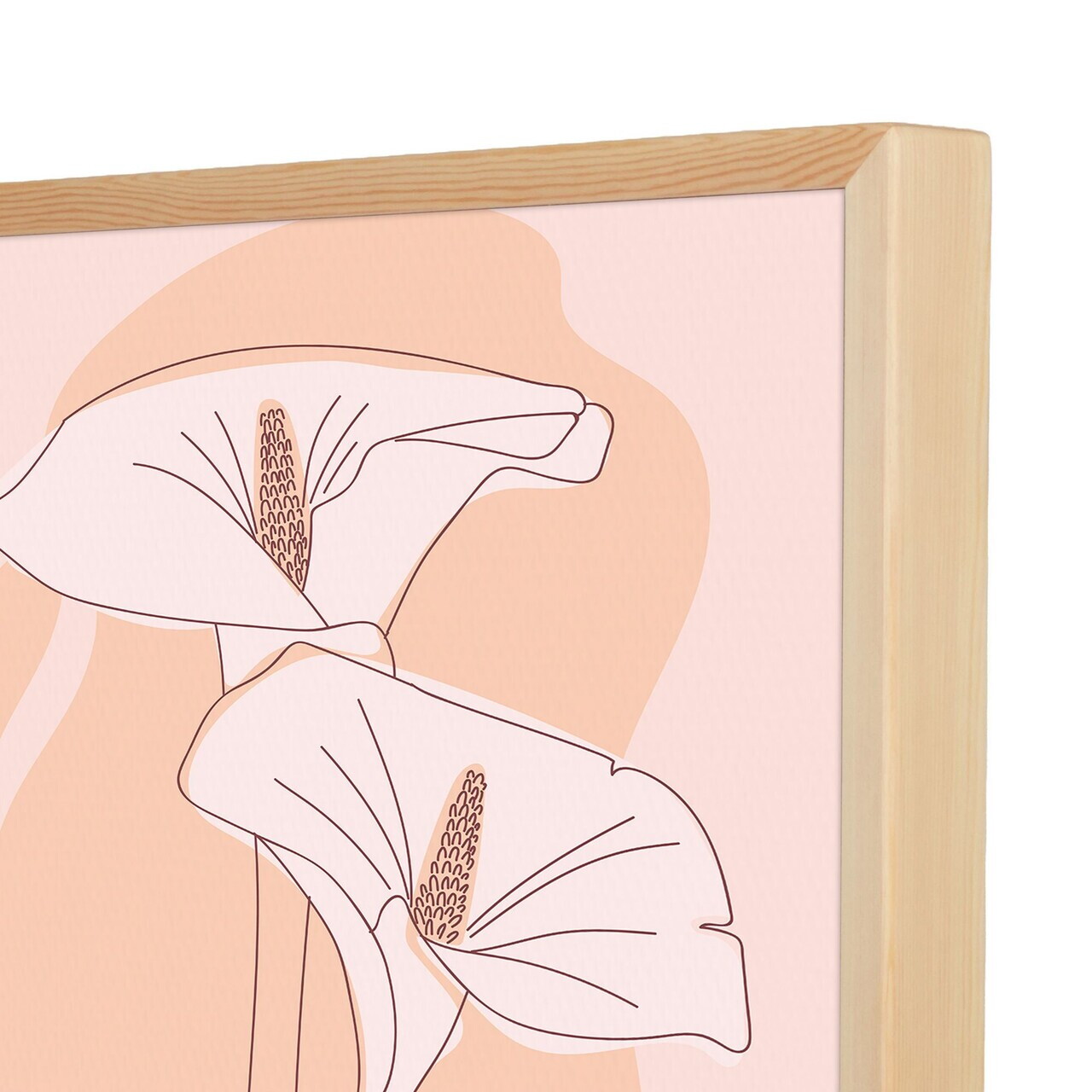 Tablou decorativ, Cc-D-Ah-1029 45 x 60, Canvas, Cadru: 100% LEMN (Grosime: 18 mm), Multicolor - view 3