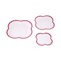 Set 3 platouri, Casa Plastor, Bally, 0.1 + 0.2 + 0.4 L, plastic, rosu