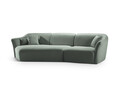 Coltar stanga 5 locuri, Hailey, Micadoni Home, 292x138x79 cm, tesatura boucle, grafit