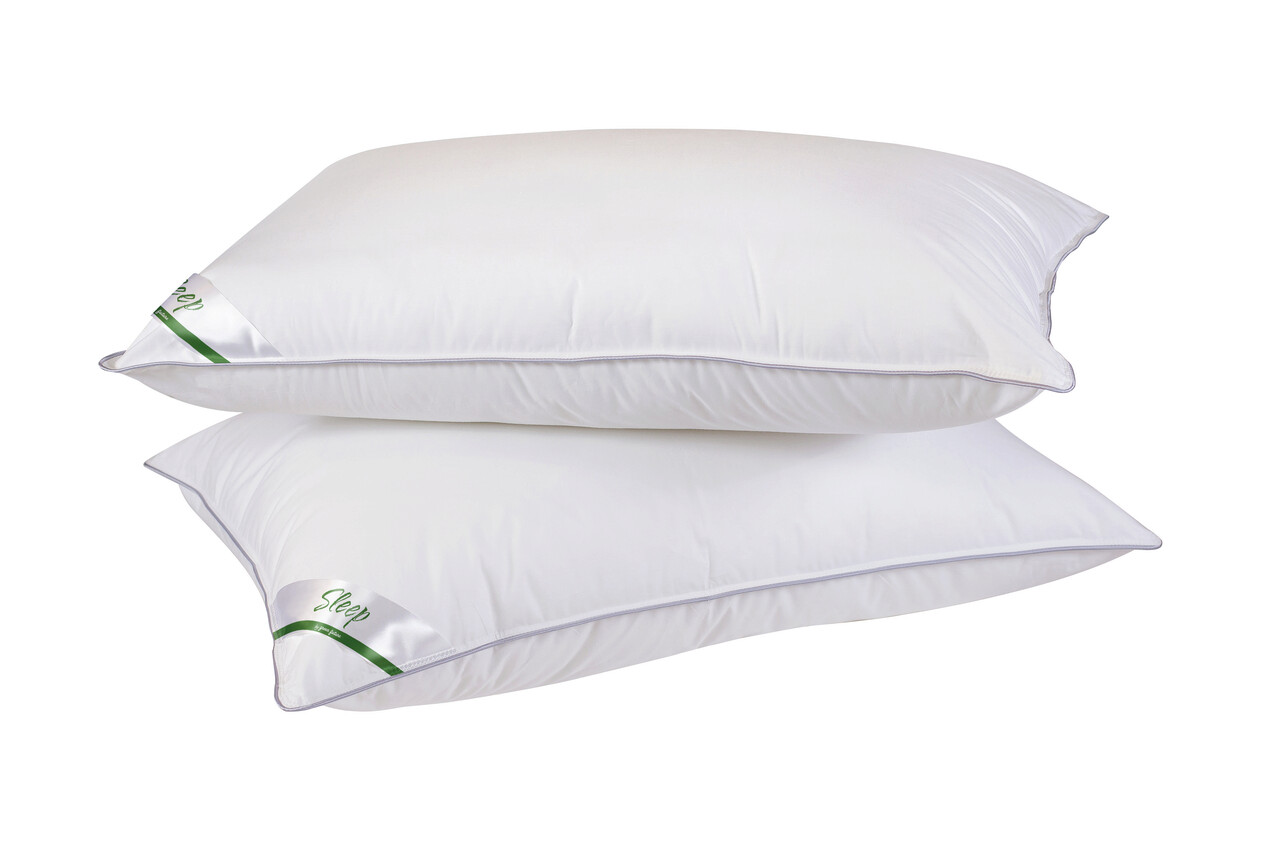 Set 2 perne Sleep by Green Future 10% puf gasca 90% pana de gasca, 50x70 cm