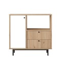 Dulap multifunctional, Locelso, RE1-SW, Stejar / Alb
