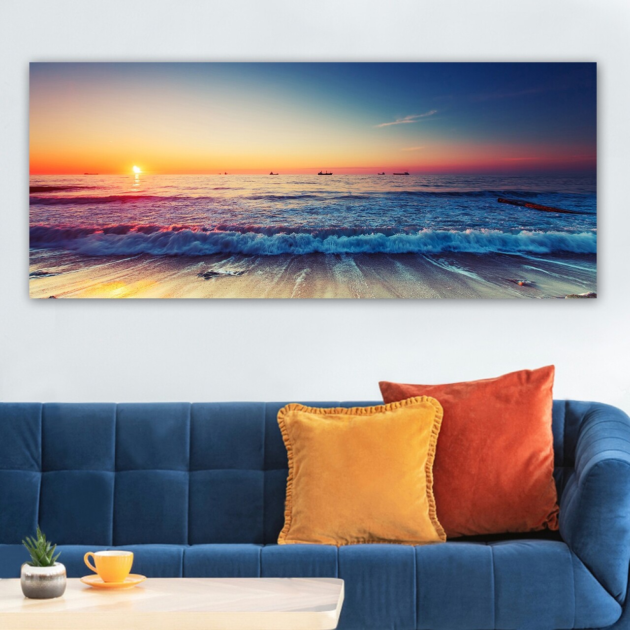 Tablou decorativ YTY181936328_50120 Cadru: 100% LEMN (grosime: 3 cm) Multicolor