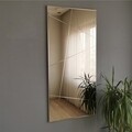 Oglinda decorativa NSTLA309d, Neostill, 62 x 130 cm, argintiu