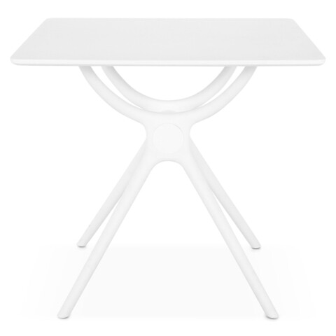 Masa, sasha, l.80 l.80 h.75, plastic/mdf, alb