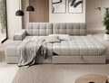 Coltar extensibil stanga 3 locuri ELTAP, LT-18SO, Blezalt, 240x150x82 cm, lemn/poliester, bej deschis