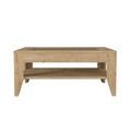 Masuta de cafea, Tera Home, Madura, 90x40x60 cm, PAL, Stejar