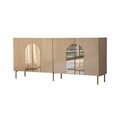 Consola, Neostill, Rome, 180x80x40 cm, MDF , Bronz / Aur