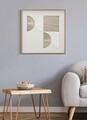 Tablou decorativ Abstract -B, Mauro Ferretti, 60x60 cm, canvas/lemn de pin/plastic, multicolor