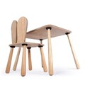 Set masa si scaun pentru copii, Rosewood, BLTYZ-AKTV061, Stejar
